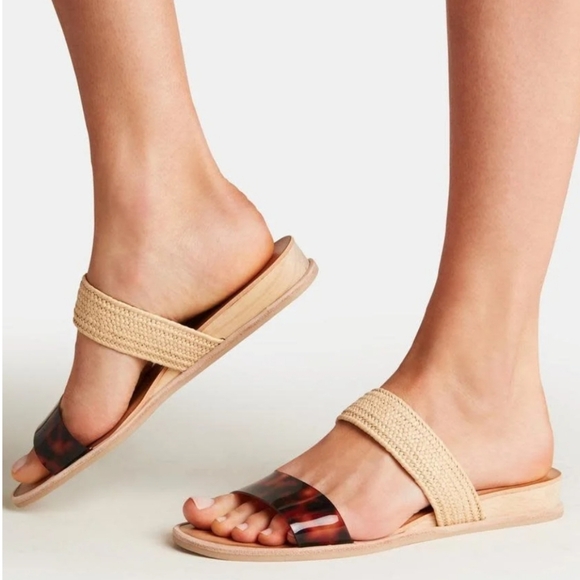 Dolce Vita Payce tortoise sandals slide on - Picture 1 of 7